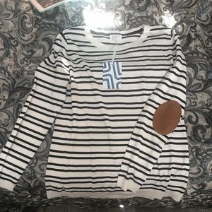 Aubree Elbow Patch Pullover